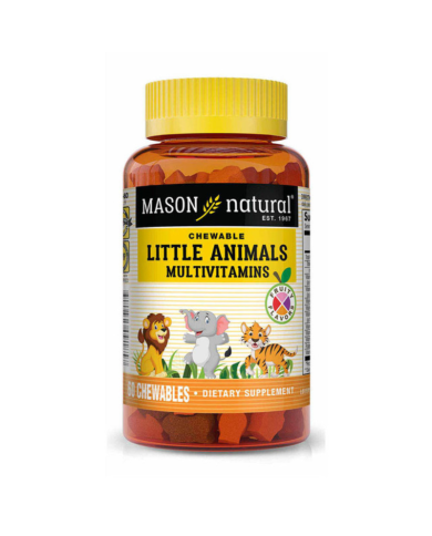 MASON NATURAL CHEWABLE LITTLE ANIMALS MULTIVITAMINS 60 CHEWABLES