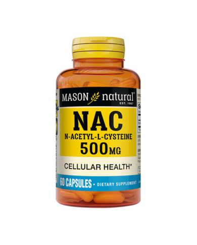MASON NATURAL NAC N ACETYL  L CYSTEINE 500 MG 60 CAPSULES