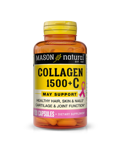 MASON NATURAL HYDROLYZED COLLAGEN 1500 +C 120 CAPSULES