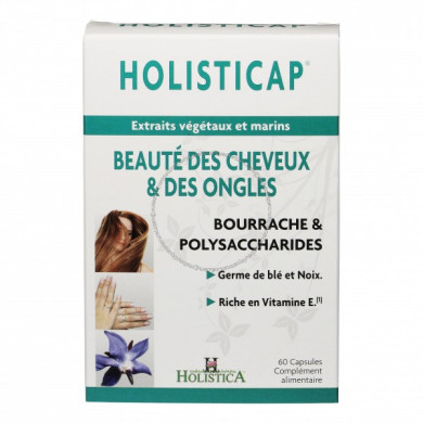 HOLISTICAP CHEVEUX ET ONGLES 60 CAPSULES