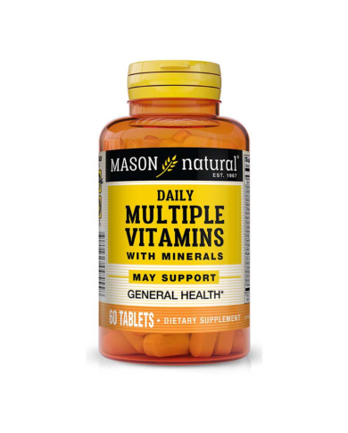 MASON NATURAL DAILY MULTIPLE VITAMINS AND MINERALS 60 COMPRIMES