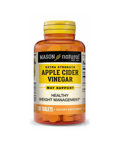 MASON NATURAL EXTRA STRENGTH APPLE CIDER VINEEGAR 100 COMPRIMES