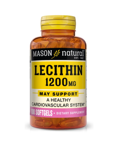 MASON NATURAL LECITHIN 1200 MG 100 GELULES