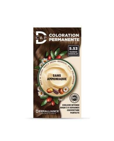 D CAP COLORATION PERMANENTE N 5.53 MARRON CHOCOLAT