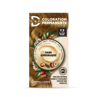 D CAP COLORATION PERMANENTE N 7.3 BLOND DORE