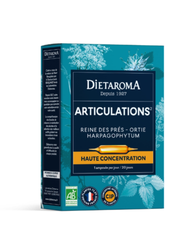 DIETAROMA ARTICULATION REINE DES PRES ORTIE HARPAGOPHYTUM AMPOULES 20 JOURS