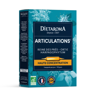 DIETAROMA ARTICULATION REINE DES PRES ORTIE HARPAGOPHYTUM AMPOULES 20 JOURS