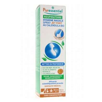 PURESSENTIEL RESPIRATOIRE HYGIENE NASAL SPRAY JET FORT100ML