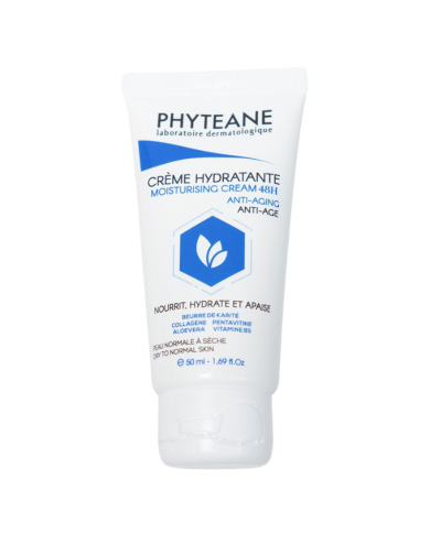 PHYTEANE CREME HYDRATANTE 48H ANTI AGE PEAU NORMALE A SECHE 50 ML