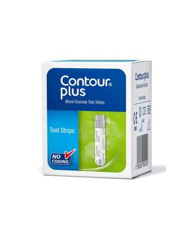 CONTOUR PLUS 50 TEST STRIPS BANDELETTE REACTIVE