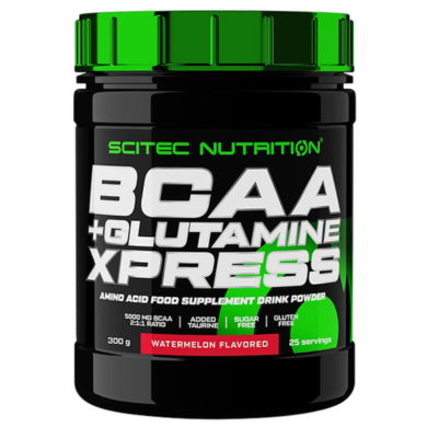 SCITEC NUTRITION BCAA+ GLUTAMINE XPRESS WATERMELON FLAVORED 300 G