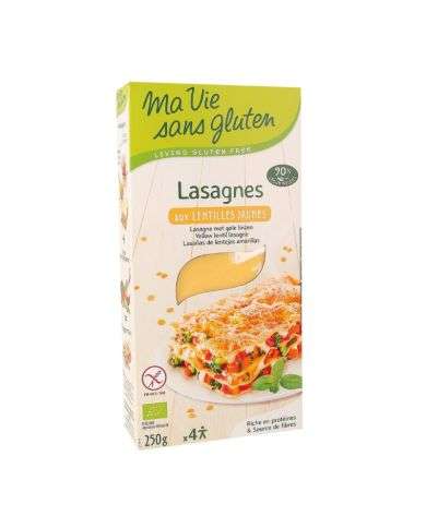 MA VIE SANS GLUTEN LASAGNES AUX LENTILLES JAUNES 250 G