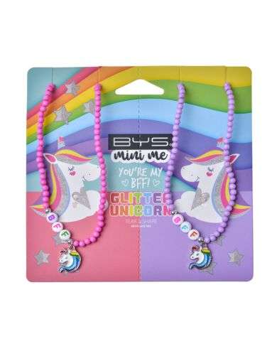 BYS MINI ME COLLIER GLITTER UNICORN