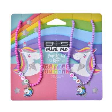 BYS MINI ME COLLIER GLITTER UNICORN