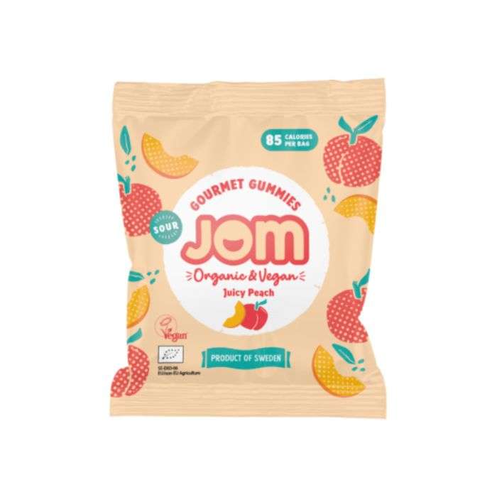 JOM GOURMET GUMMIES JUICY PEACH 25 G