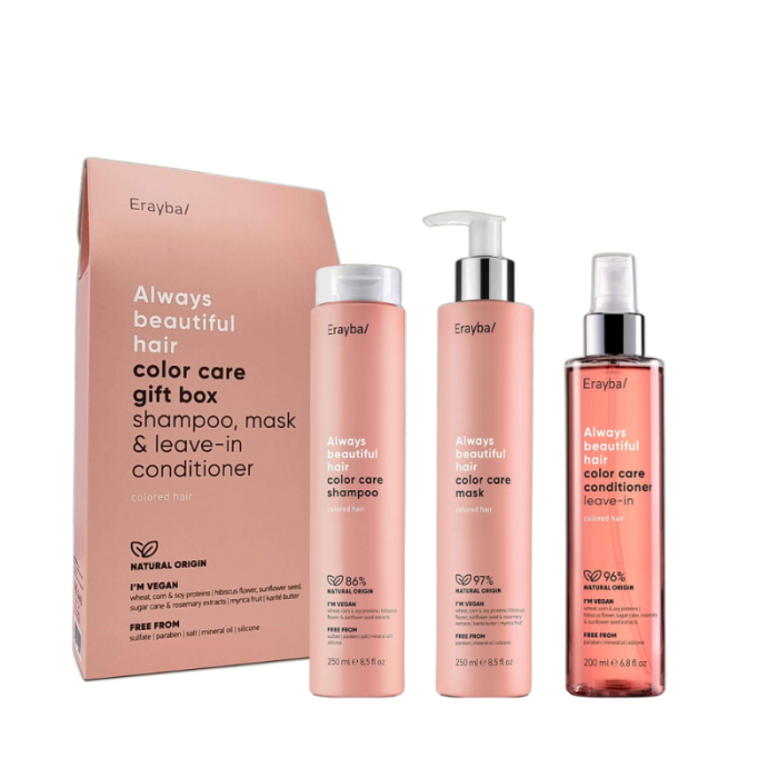 ERAYBA ALWAYS BEAUTIFUL HAIR COLOR CARE GIFT BOX