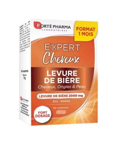 FORTE PHARMA EXPERT CHEVEUX LEVURE DE BIERE 56 COMPRIMES