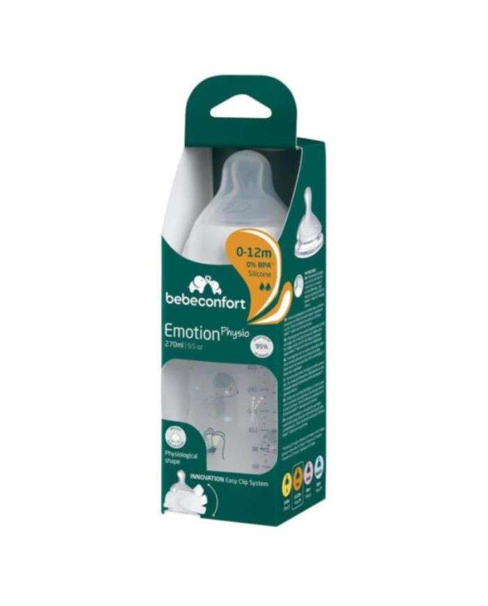 BEBE CONFORT BIBERON EMOTION PHYSIO 270 ML 0-12 MOIS