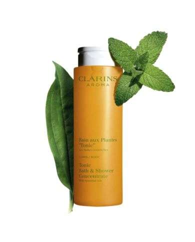 CLARINS BAIN AUX PLANTES TONIC AUX HUILES ESSENTIELLES 200ML