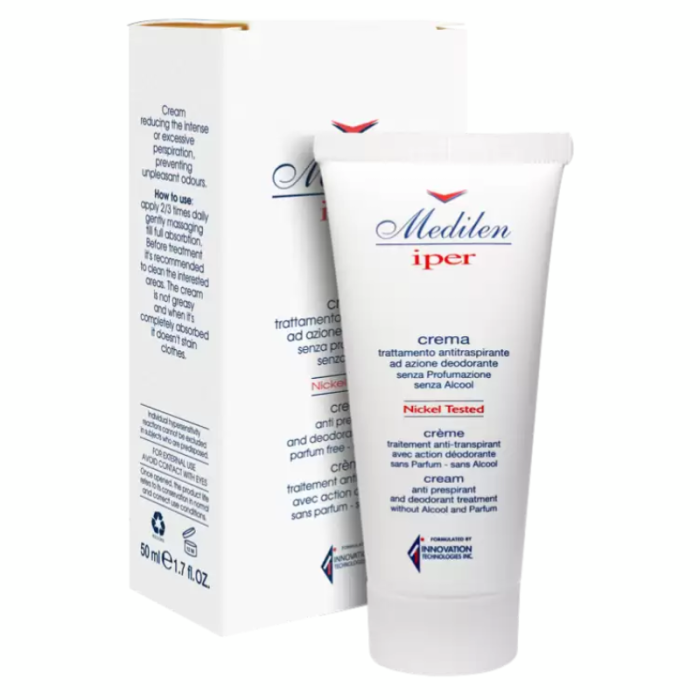 MEDILEN IPER CREME DESODORISANT ET ANTIPERSPIRANTE 50 ML