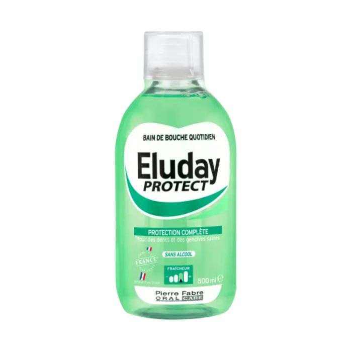 ELGYDIUM ELUDAY BAIN DE BOUCHE PROTECT 500 ML