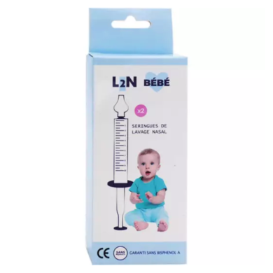 L2N BEBE X2 SERINGUE DE LAVAGE NASAL
