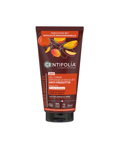 CENTIFOLIA 2 EN 1 GEL CREME DEFINISSEUR BOUCLE ANTI FRISOTTIS 150 ML