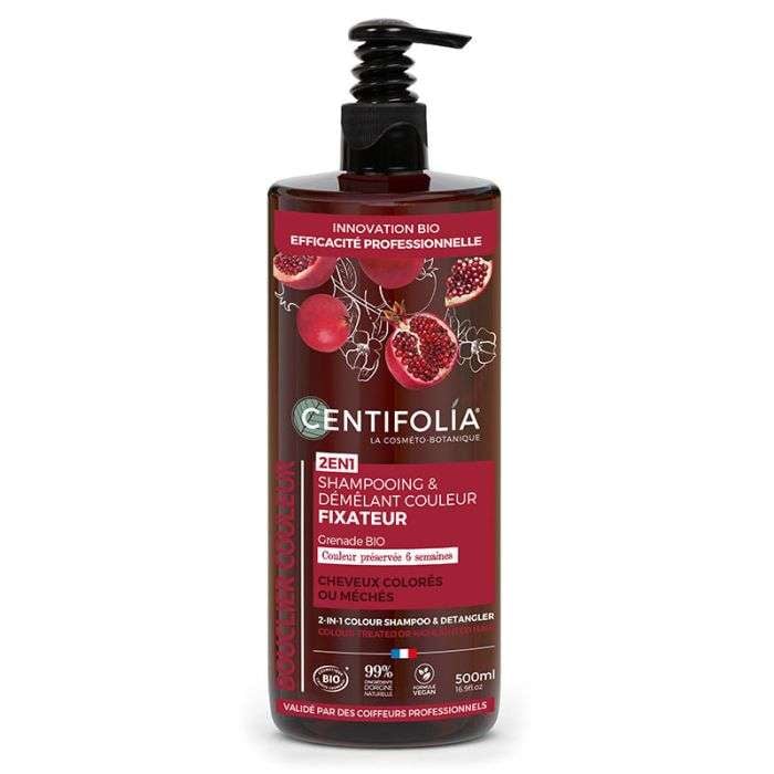 CENTIFOLIA BOUCLIER COULEUR 2EN1 SHAMPOOING ET DEMELANT COULEUR FIXATEUR 500 ML