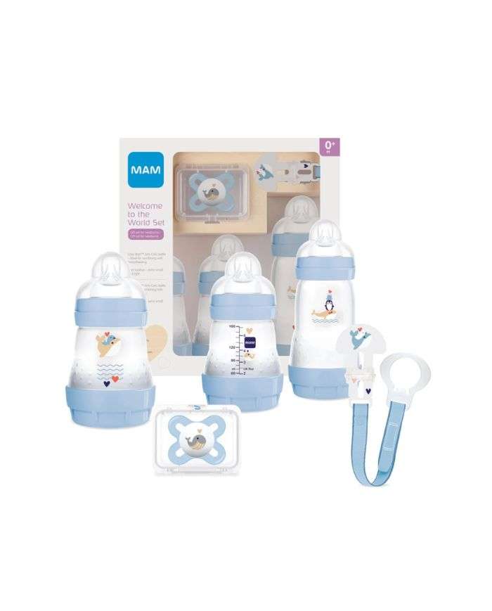Welcome Mam Ribun MAM WELCOME TO THE WORLD SET 0 MOIS+ - MAM - BIBERON ET GOUPILLON ...