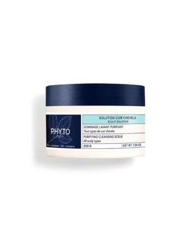 PHYTO SOLUTION CUIR CHEVELU GOMMAGE LAVANT PURIFIANT 200G