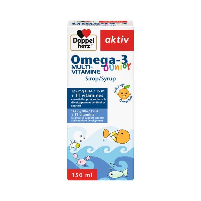 DOPPELHERZ MULTI VITAMINE JUNIOR GOUT ORANGE 200 ML