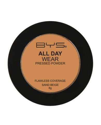 BYS ALL DAY WEAR PRESSED POWDER SAND BEIGE 8G