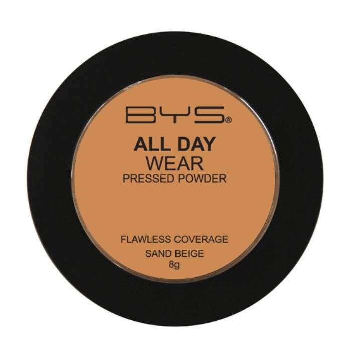 BYS ALL DAY WEAR PRESSED POWDER SAND BEIGE 8G