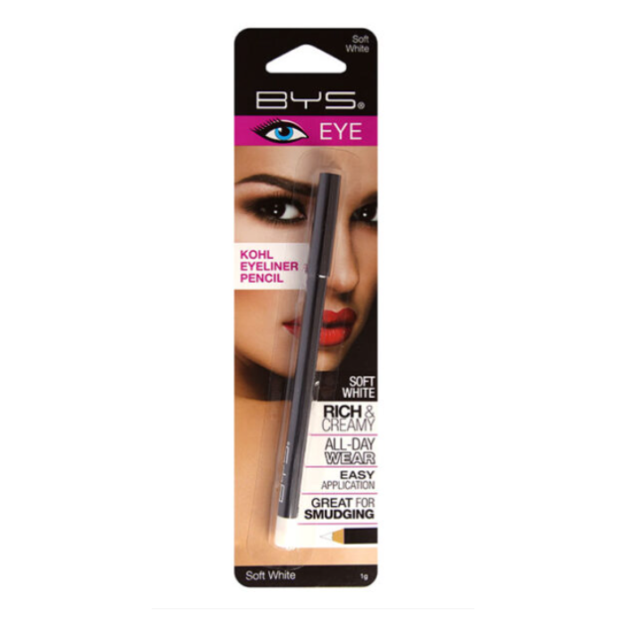 BYS KOHL EYELINER PENCIL SOFT WHITE 1 G
