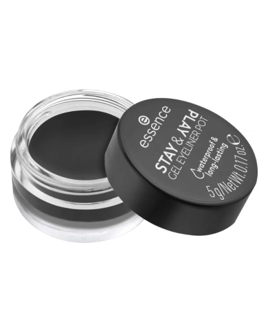 ESSENCE STAY AND PLAY GEL EYELINER POT WATERPROOF LONG LASTING 5 G
