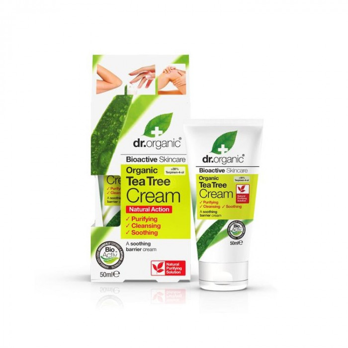 DR. ORGANIC CRÈME ANTISEPTIQUE AU TEA TREE 50ML