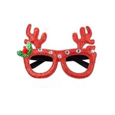 LUNETTE DE NOEL GAZELLE ROUGE