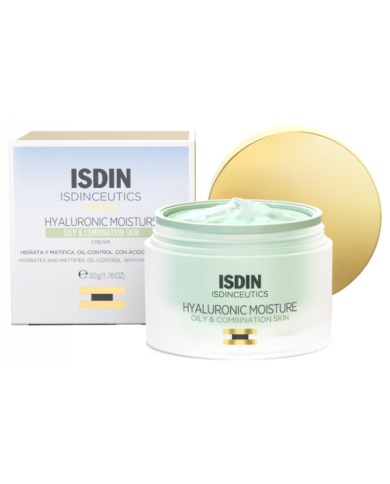 ISDIN ISDINCEUTICS HYALURONIC MOISTURE CREME PEAUX GRASSES ET MIXTES 50G