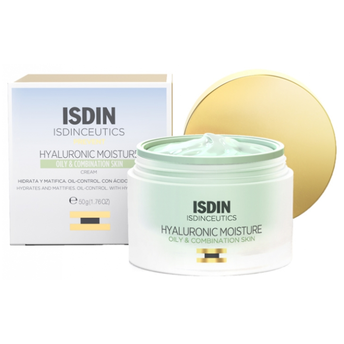 ISDIN OFFRE WEB ISDINCEUTICS HYALURONIC MOISTURE CREME PEAUX GRASSES ET MIXTES 50G + TROUSSE OFFERTE