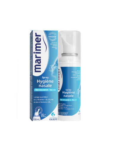 GILBERT MARIMER SPRAY ISOTONIQUE HYGIENE NASALE QUOTIDIENNE ADULTE 100 ML
