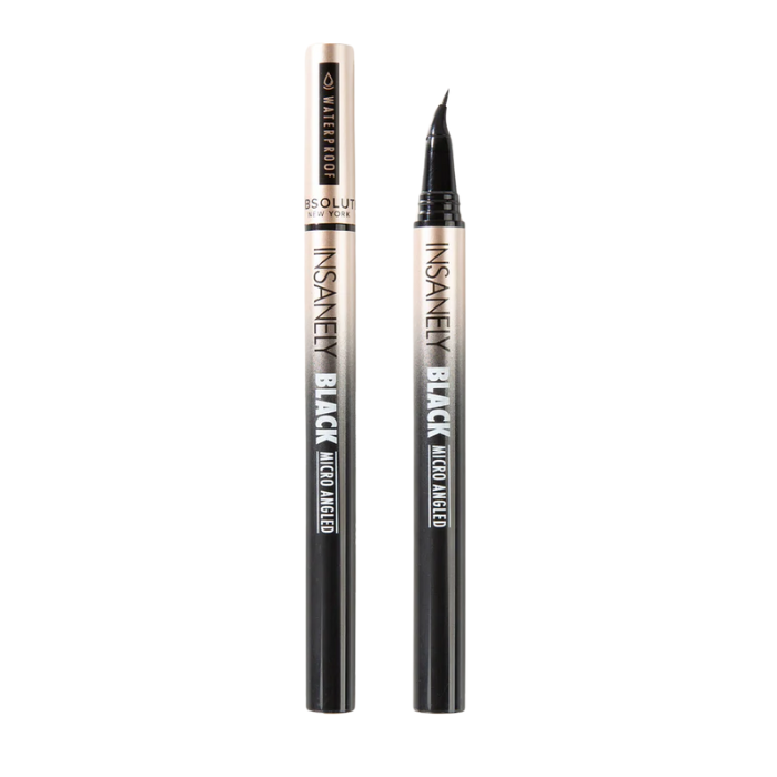 ABSOLUTE NEW YORK INSANELY BLACK MICRO ANGLED EYELINER 0.8 ML