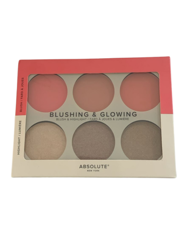 ABSOLUTE NEW YORK BLUSH AND HIGHLIGHT 3G X 6 AHC12