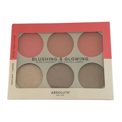 ABSOLUTE NEW YORK BLUSH AND HIGHLIGHT 3G X 6 AHC12
