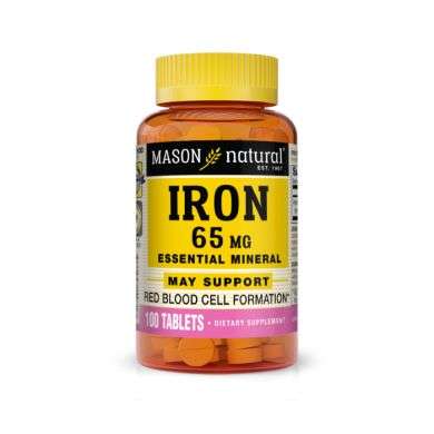 MASON NATURAL IRON 65 MG 100 TABLETS