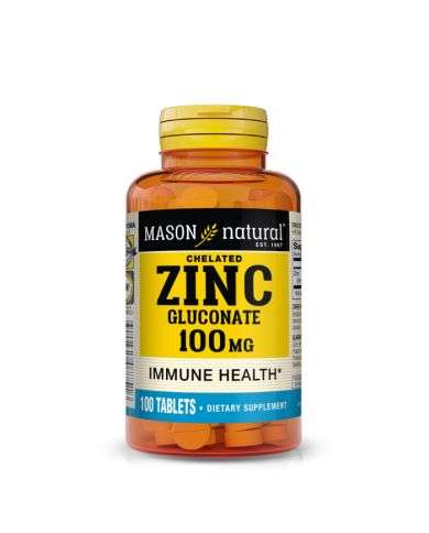 MASON NATURAL CHELATED ZINC 100 MG 100 COMPRIMES