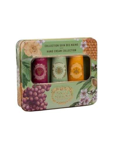 PANIER DES SENS COFFRET SOIN DES MAINS AMANDE RAISIN ET MIEL