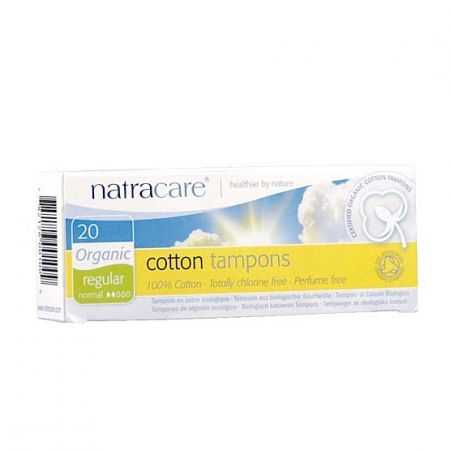 NATRACARE TAMPONS REGULIERS SANS APPLICATEUR 20 U
