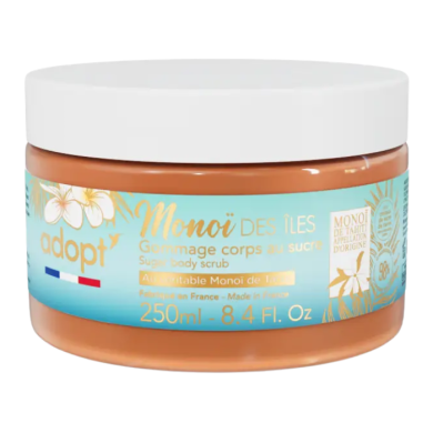 ADOPT MANOI DES ILES GOMMAGE CORPS AU SUCRE 250 ML