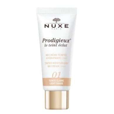 NUXE PRODIGIEUX LE TEINT ECLAT 01 BB CREME HYDRATANTE CLAIRE 30 ML