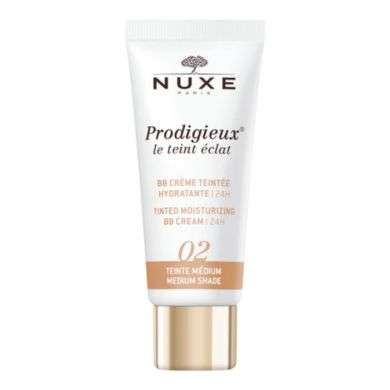 NUXE PRODIGIEUX LE TEINT ECLAT 02 BB CREME HYDRATANTE MEDIUM 30 ML